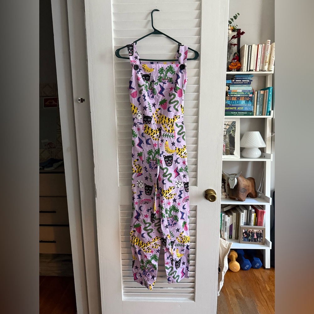Nooworks Overalls with Amy Hastings print